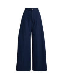 Cotton Relaxed Wide Leg Pant