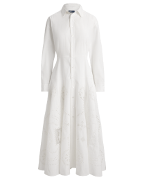 Cotton Eyelet Shirtdress