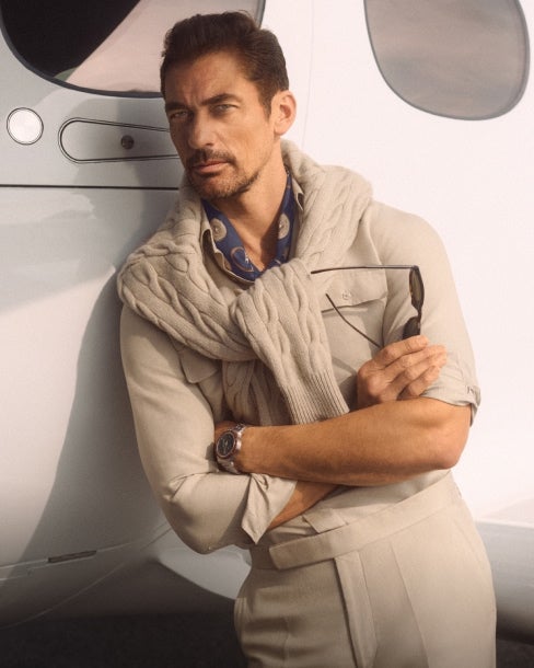 Cotton & Cashmere Herringbone Shirt