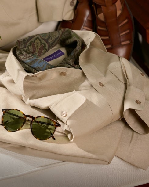 Cotton & Cashmere Herringbone Shirt