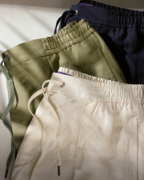 Silk & Linen Trouser