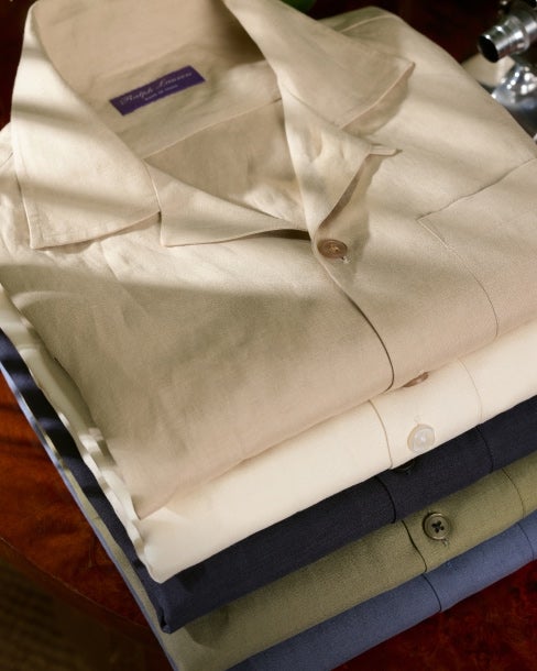 Linen/Silk Camp Shirt