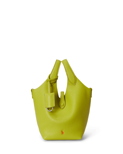 Polo Play Leather Small Tote and Crossbody Bag