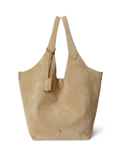 Polo Play Suede Large Tote Bag
