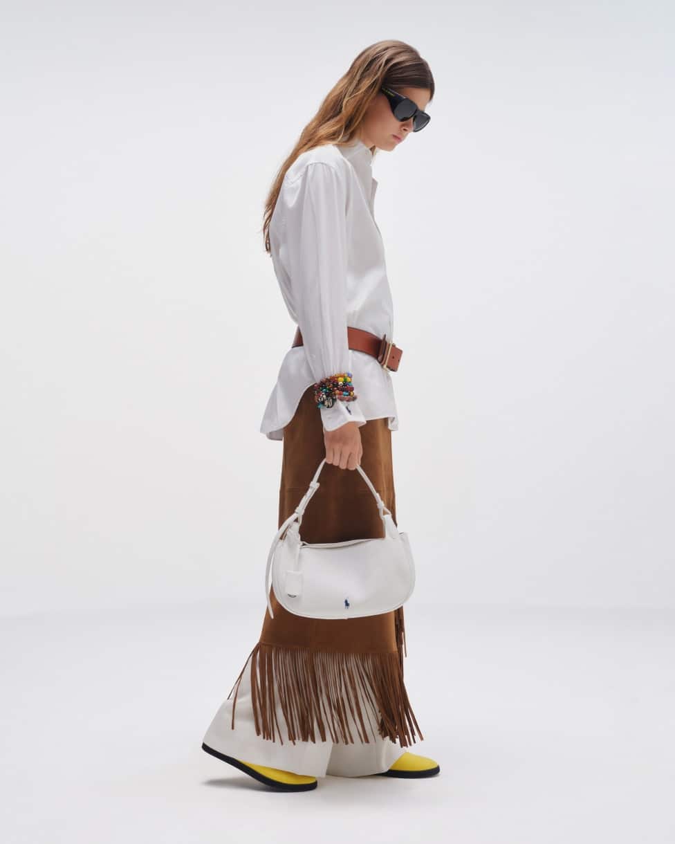Fringe Suede Skirt